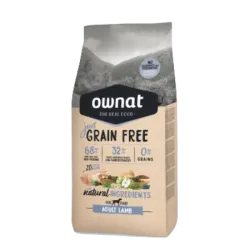 OWNAT GF JUST ADULT LAMB 14Kg Croquettes pour chiens adultes à activité normal.