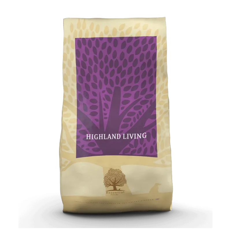 Croquette pour chien  CROQUETTES HIGHLAND LIVING 10 KG ESSENTIAL FOODS