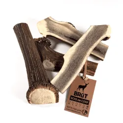 Bois de cerf fendu pour chien - 100% naturel