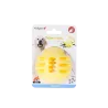 Jouet chien TPR balle jaune vanille 8cm