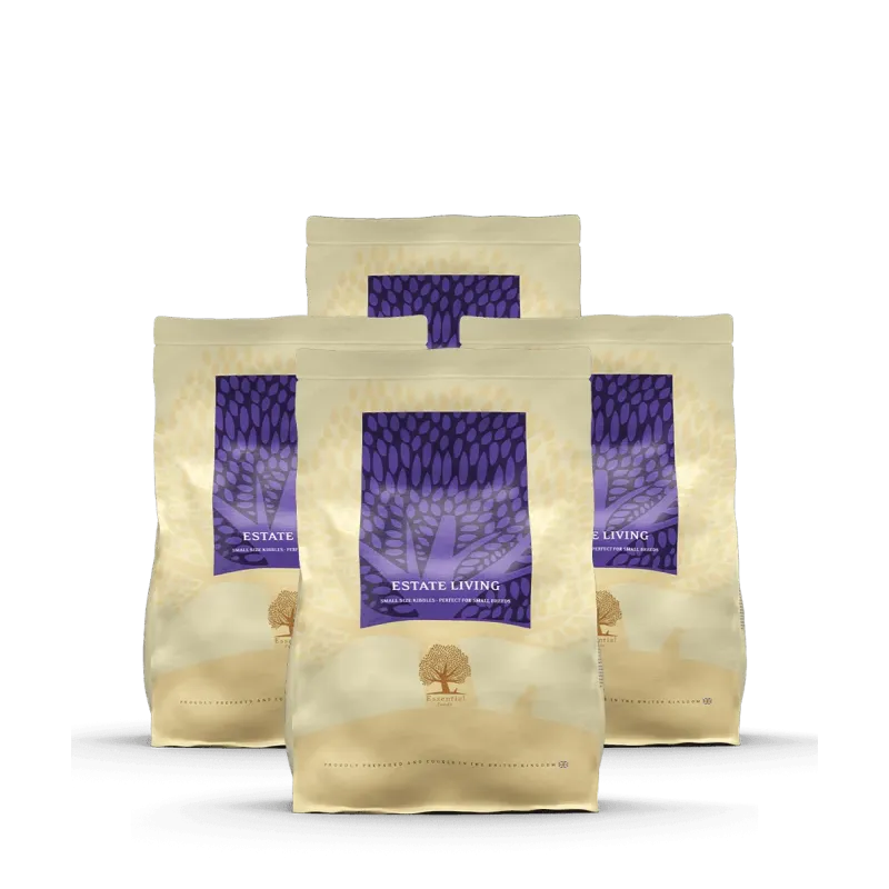 Croquettes chien Lot de 4 X 2,5kg ESTATE LIVING ESSENTIAL FOODS