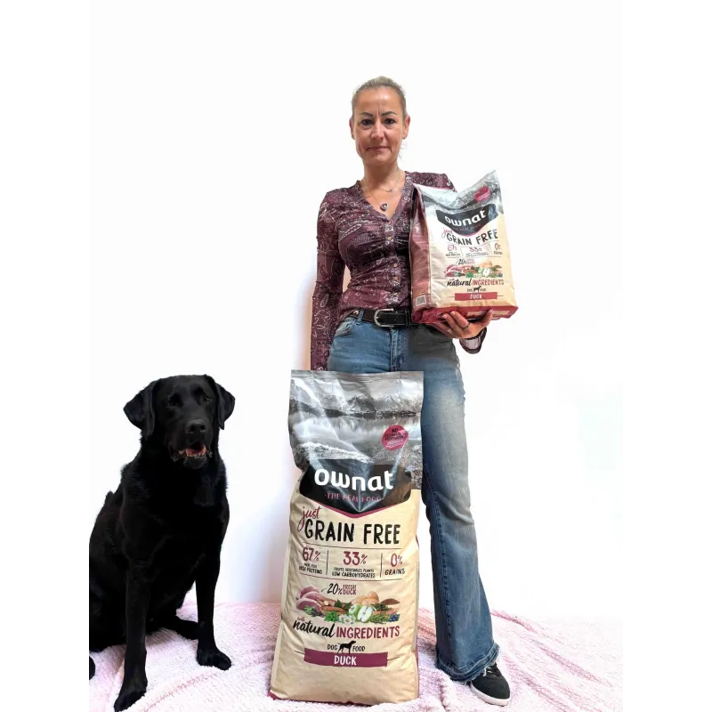 OWNAT GF JUST DUCK - Pour chien 14 kg