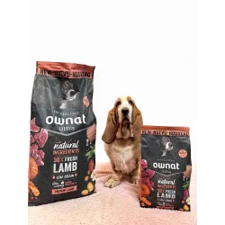 OWNAT Ultra Medium Lamb & Rice – Croquettes pour chien sensible à l’agneau et riz complet